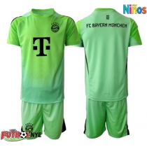 Camiseta Bayern Munich Portero Primera Equipación para niños 2025-26 manga corta (+ pantalones cortos)